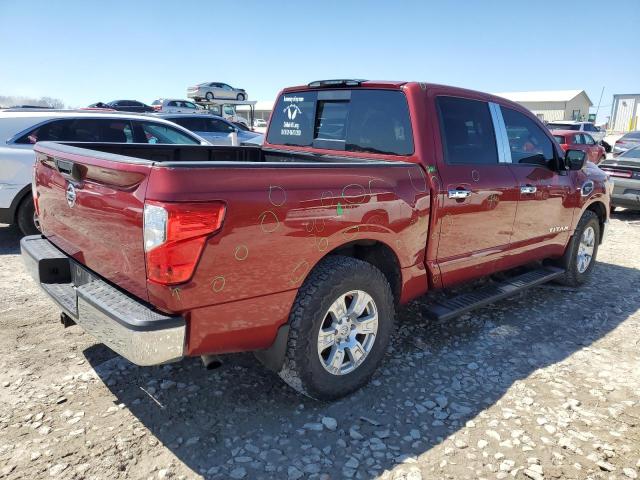 1N6AA1EJ2HN546769 - 2017 NISSAN TITAN S RED photo 3