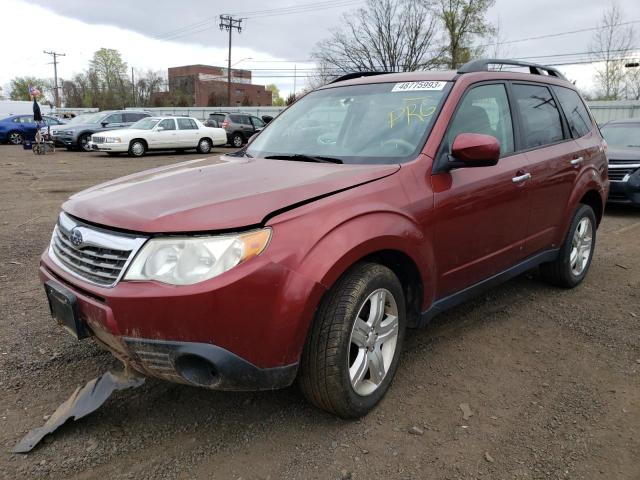 JF2SH6CC0AH916529 - 2010 SUBARU FORESTER 2.5X PREMIUM MAROON photo 1