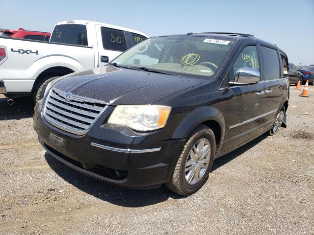 2A4RR6DX4AR136687 - 2010 CHRYSLER TOWN & COU LIMITED BLACK photo 2