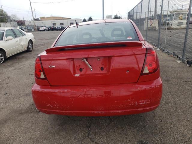 1G8AW15F76Z131995 - 2006 SATURN ION LEVEL 3 RED photo 6
