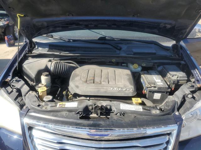 2C4RC1CG4DR589742 - 2013 CHRYSLER TOWN & COU TOURING L BLUE photo 12