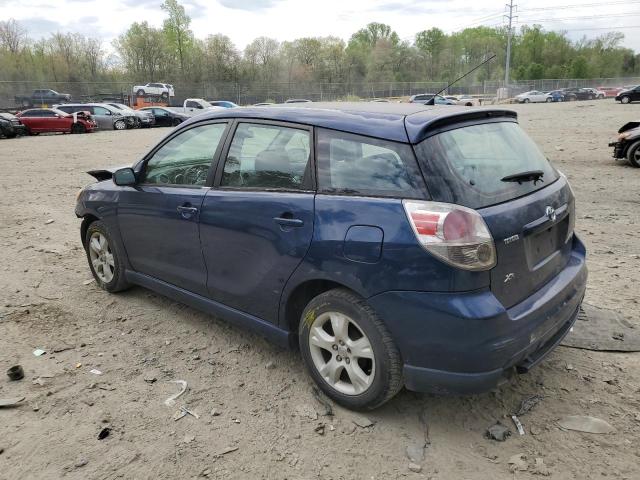 2T1KR32E95C322139 - 2005 TOYOTA COROLLA MA XR BLUE photo 2