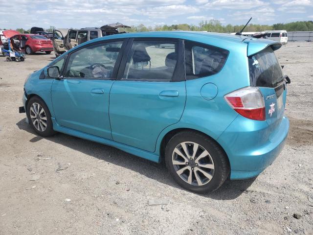 JHMGE8H57CC005809 - 2012 HONDA FIT SPORT TURQUOISE photo 2