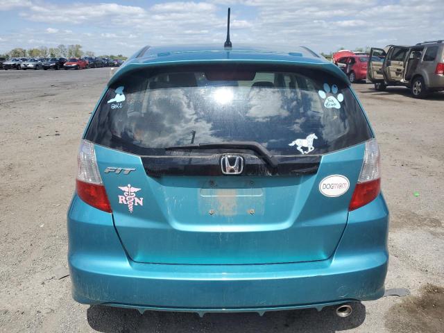 JHMGE8H57CC005809 - 2012 HONDA FIT SPORT TURQUOISE photo 6