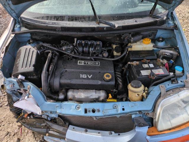 KL1TD66687B790945 - 2007 CHEVROLET AVEO BASE Mavi foto 11