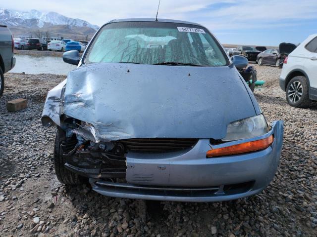 KL1TD66687B790945 - 2007 CHEVROLET AVEO BASE Mavi foto 5