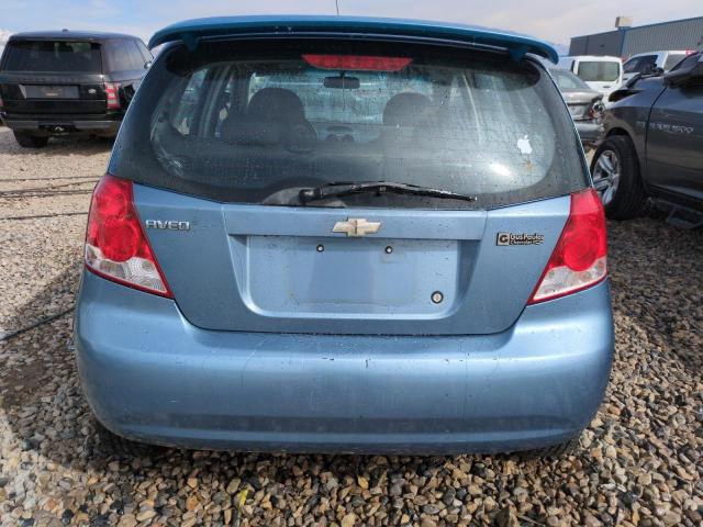 KL1TD66687B790945 - 2007 CHEVROLET AVEO BASE Mavi foto 6