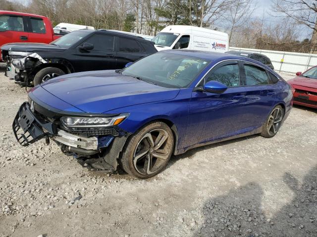 1HGCV1F39LA124077 - 2020 HONDA ACCORD SPORT BLUE photo 1