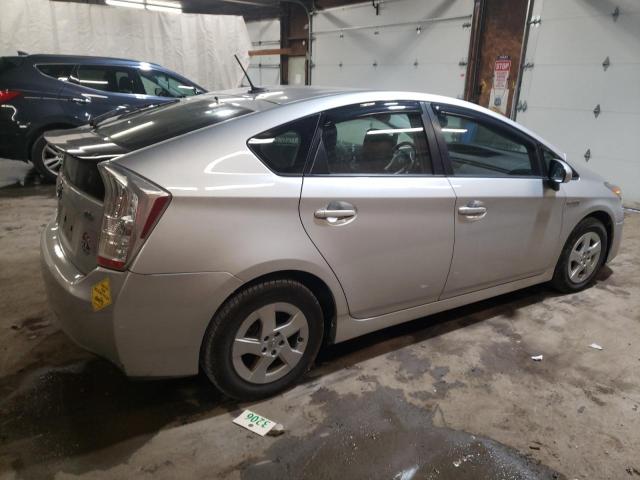 JTDKN3DU5A0050189 - 2010 TOYOTA PRIUS SILVER photo 3