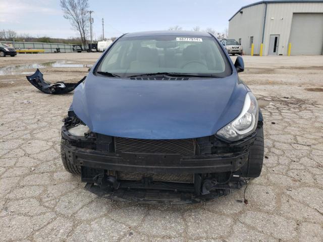 KMHDH4AE5GU544892 - 2016 HYUNDAI ELANTRA SE BLUE photo 5