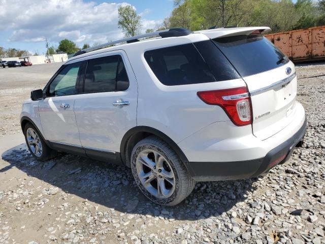 1FM5K7F88FGC44982 - 2015 FORD EXPLORER LIMITED WHITE photo 2