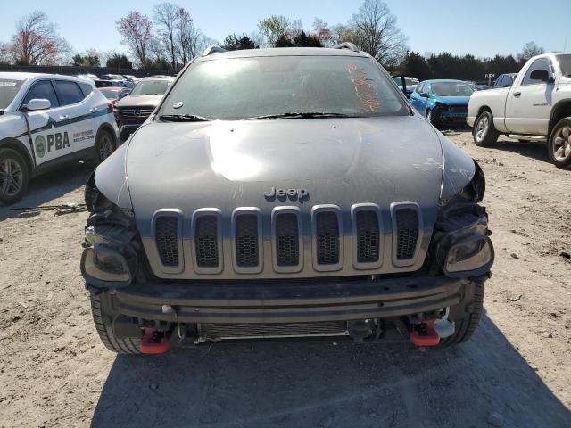 1C4PJMBS6FW682289 - 2015 JEEP CHEROKEE TRAILHAWK ნაცრისფერი ფოტო 5