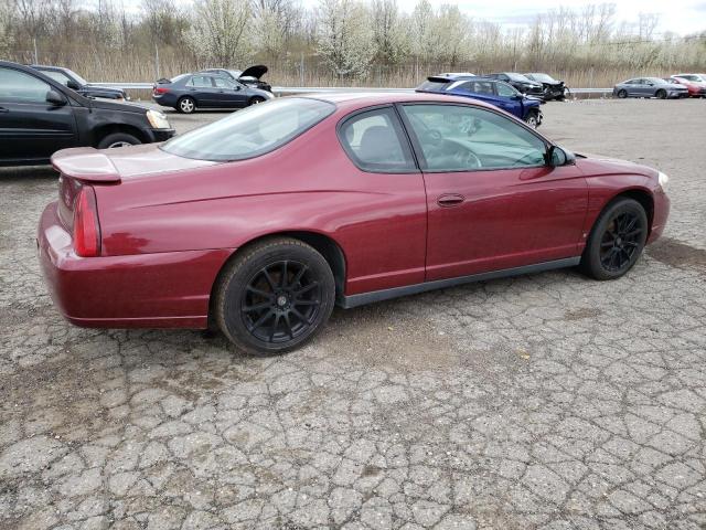 2G1WM15K669281064 - 2006 CHEVROLET MONTE CARL LT BURGUNDY photo 3