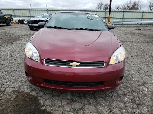 2G1WM15K669281064 - 2006 CHEVROLET MONTE CARL LT BURGUNDY photo 5