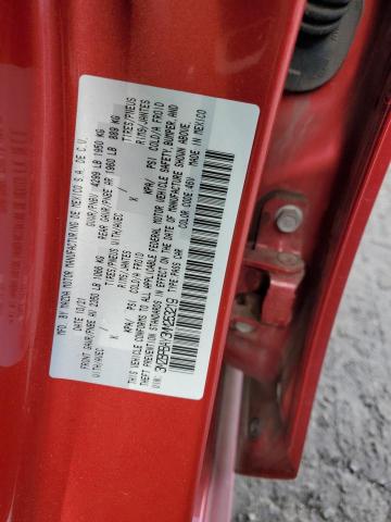 3MZBPBAY3MM253219 - 2021 MAZDA 3 RED photo 12