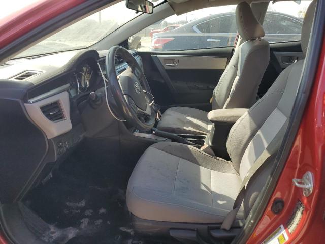 2T1BURHEXFC382456 - 2015 TOYOTA COROLLA L RED photo 7