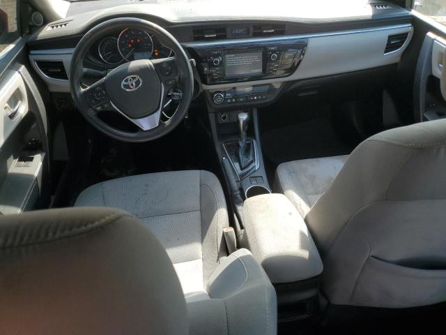 2T1BURHEXFC382456 - 2015 TOYOTA COROLLA L RED photo 8