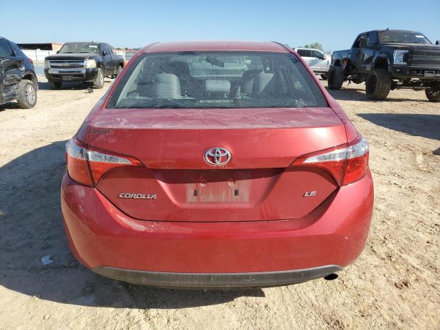 5YFBURHE2EP152926 - 2014 TOYOTA COROLLA L RED photo 6