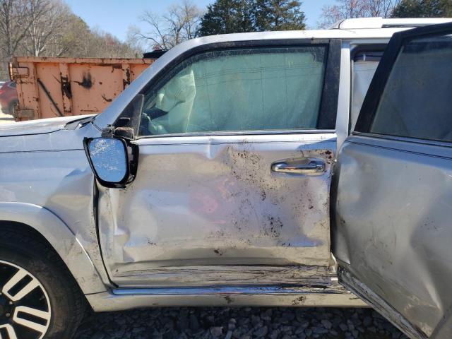 JTEBU5JR7F5267280 - 2015 TOYOTA 4RUNNER SR5 SILVER photo 7