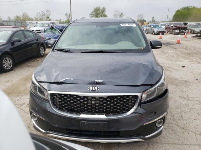 KNDME5C11H6271940 - 2017 KIA SEDONA SXL GRAY photo 5