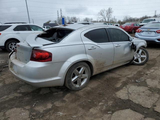 1B3BD2FG5BN534812 - 2011 DODGE AVENGER LUX SILVER photo 3