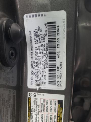 1NXBR32E47Z861852 - 2007 TOYOTA COROLLA CE TAN photo 12