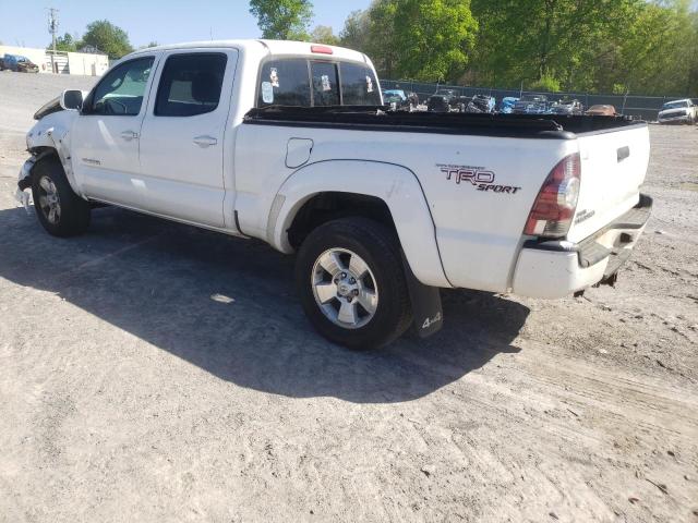 3TMMU4FN5BM036654 - 2011 TOYOTA TACOMA DOUBLE CAB LONG BED WHITE photo 2