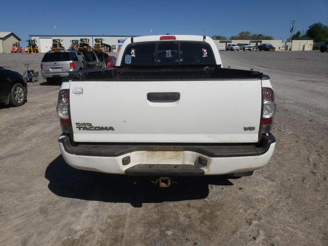 3TMMU4FN5BM036654 - 2011 TOYOTA TACOMA DOUBLE CAB LONG BED WHITE photo 6