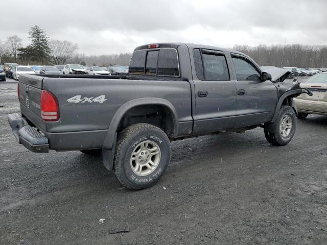 1D7HG38Z33S232903 - 2003 DODGE DAKOTA QUAD SPORT CHARCOAL photo 3