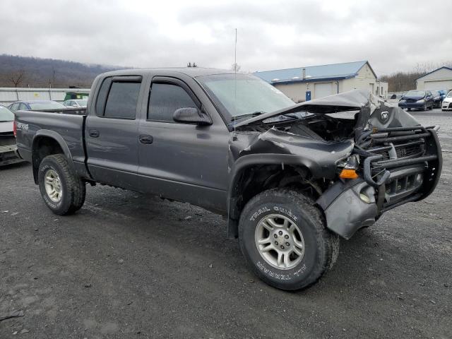 1D7HG38Z33S232903 - 2003 DODGE DAKOTA QUAD SPORT CHARCOAL photo 4