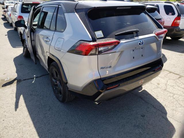 4T3E6RFV2MU056289 - 2021 TOYOTA RAV4 XSE SILVER photo 2