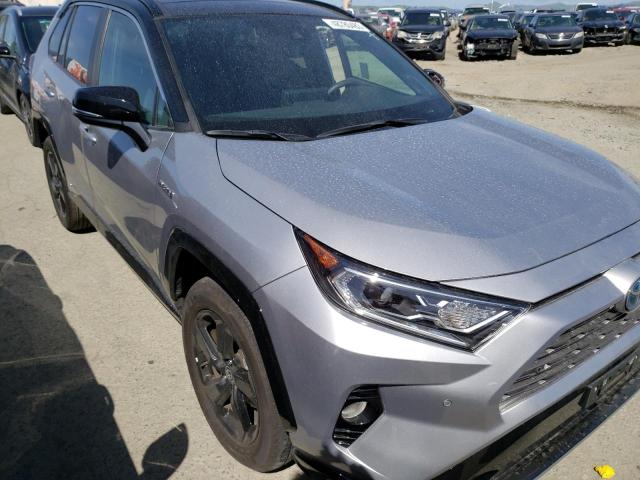 4T3E6RFV2MU056289 - 2021 TOYOTA RAV4 XSE SILVER photo 4