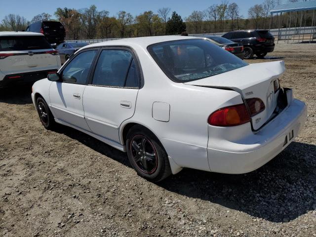 1NXBR12E51Z484346 - 2001 TOYOTA COROLLA CE WHITE photo 2