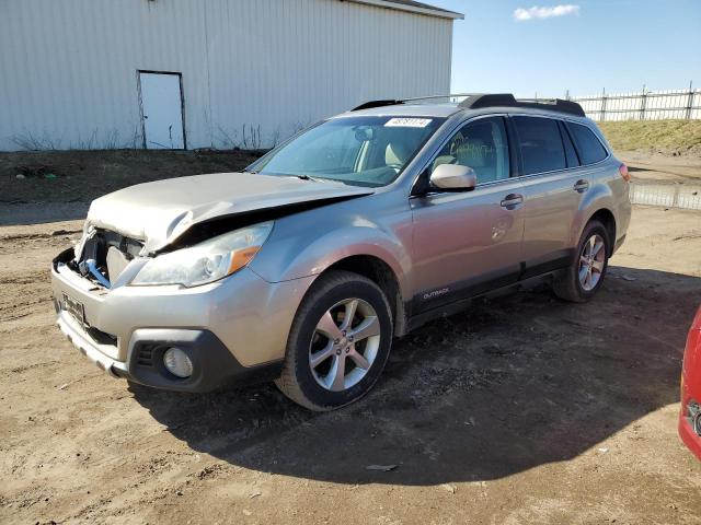 4S4BRCLCXE3263961 - 2014 SUBARU OUTBACK 2.5I LIMITED SILVER photo 1