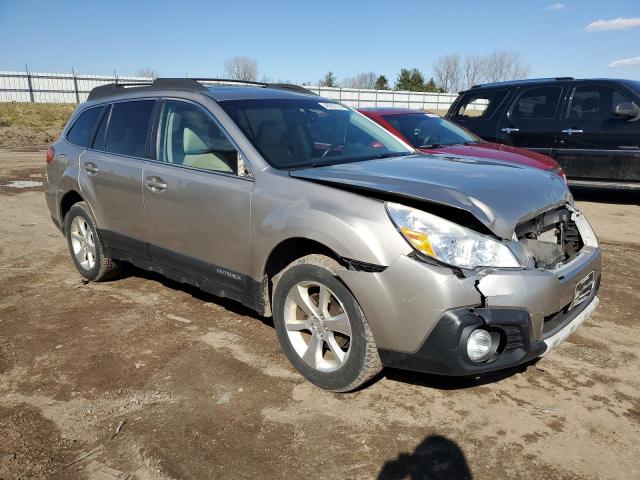 4S4BRCLCXE3263961 - 2014 SUBARU OUTBACK 2.5I LIMITED SILVER photo 4