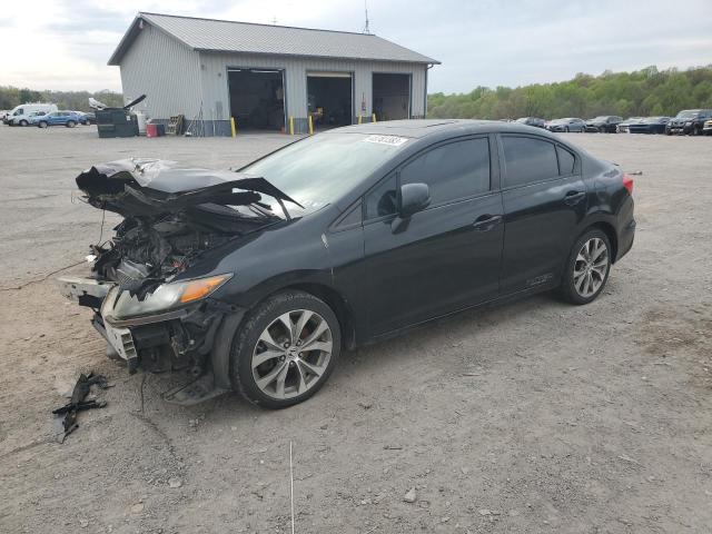 2HGFB6E58CH705464 - 2012 HONDA CIVIC SI BLACK photo 1