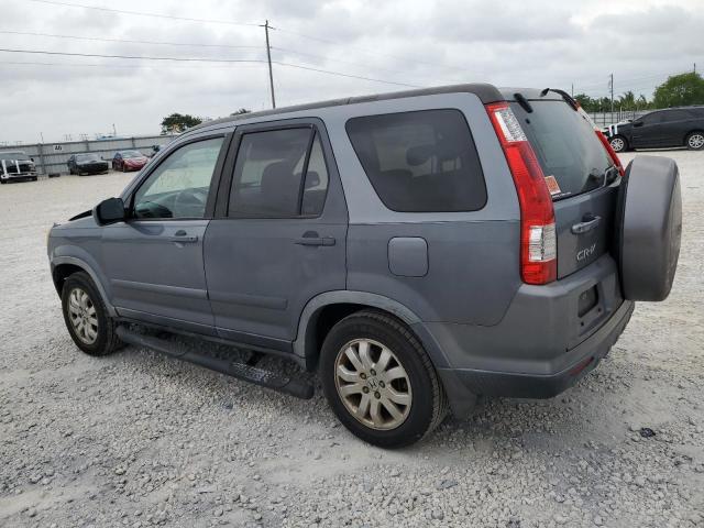 JHLRD78926C000549 - 2006 HONDA CR-V SE CHARCOAL photo 2