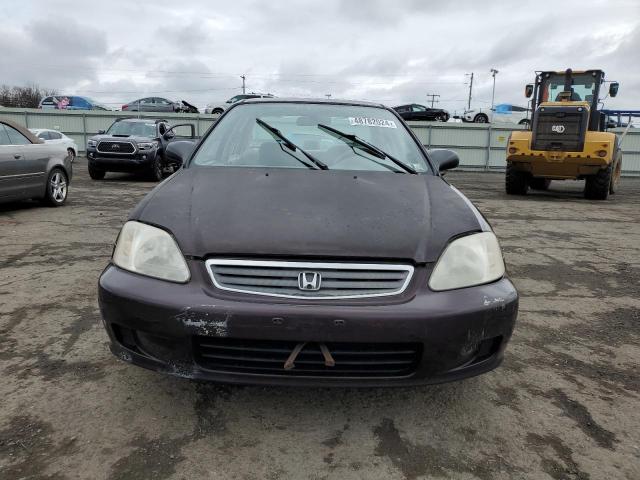 2HGEJ6676YH589753 - 2000 HONDA CIVIC LX BURGUNDY photo 5