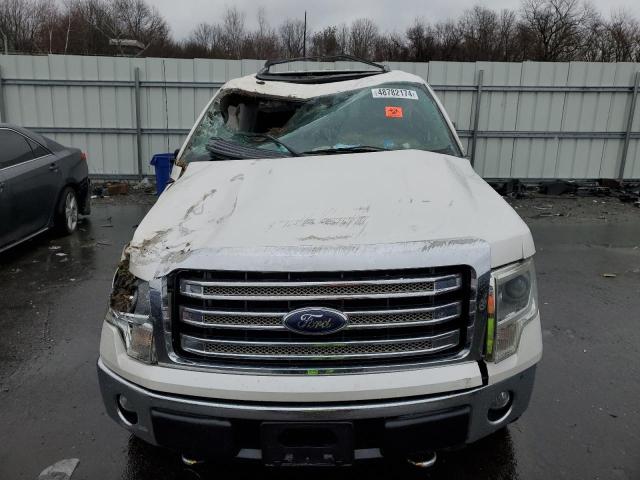 1FTFW1ET4DKF82633 - 2013 FORD F150 SUPERCREW WHITE photo 5