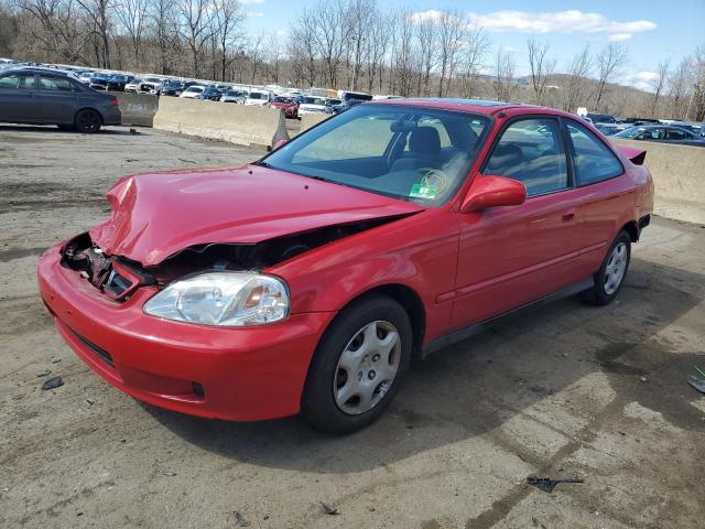 1HGEJ824XYL088357 - 2000 HONDA CIVIC EX RED photo 1