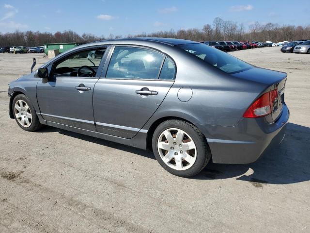 2HGFA1F55BH308734 - 2011 HONDA CIVIC LX GRAY photo 2