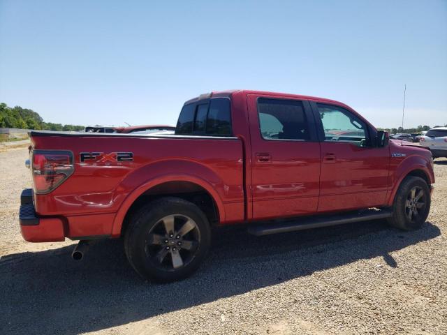 1FTFW1CF4BKD00727 - 2011 FORD F150 SUPERCREW RED photo 3