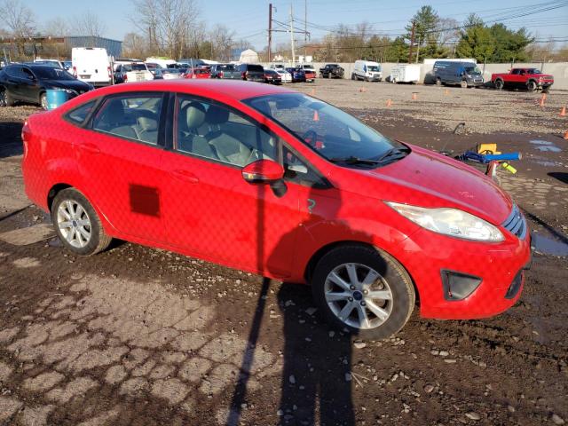 3FADP4BJ5DM117690 - 2013 FORD FIESTA SE RED photo 4