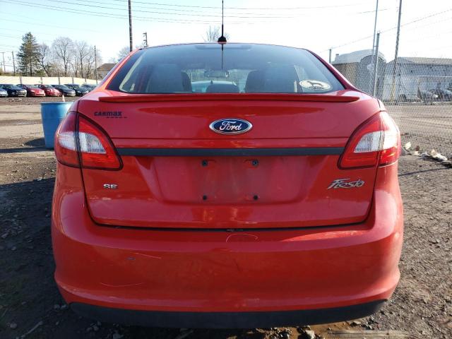 3FADP4BJ5DM117690 - 2013 FORD FIESTA SE RED photo 6