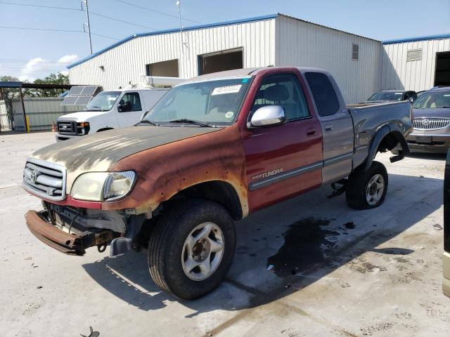 5TBRT34112S299638 - 2002 TOYOTA TUNDRA ACCESS CAB BURGUNDY photo 1