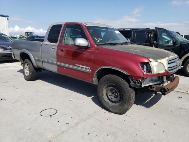 5TBRT34112S299638 - 2002 TOYOTA TUNDRA ACCESS CAB ბურგუნდია ფოტო 4