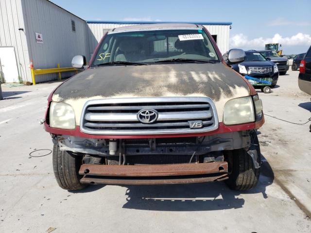 5TBRT34112S299638 - 2002 TOYOTA TUNDRA ACCESS CAB BURGUNDY photo 5