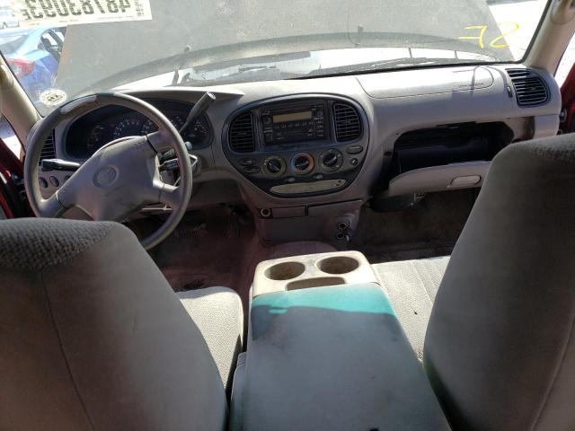 5TBRT34112S299638 - 2002 TOYOTA TUNDRA ACCESS CAB ბურგუნდია ფოტო 8