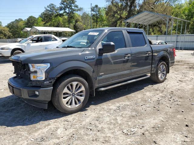 1FTEW1CP2HFB29224 - 2017 FORD F150 SUPERCREW GRAY photo 1