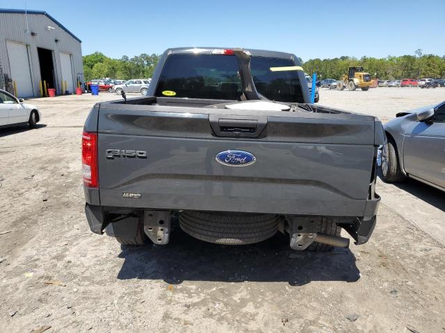 1FTEW1CP2HFB29224 - 2017 FORD F150 SUPERCREW GRAY photo 6